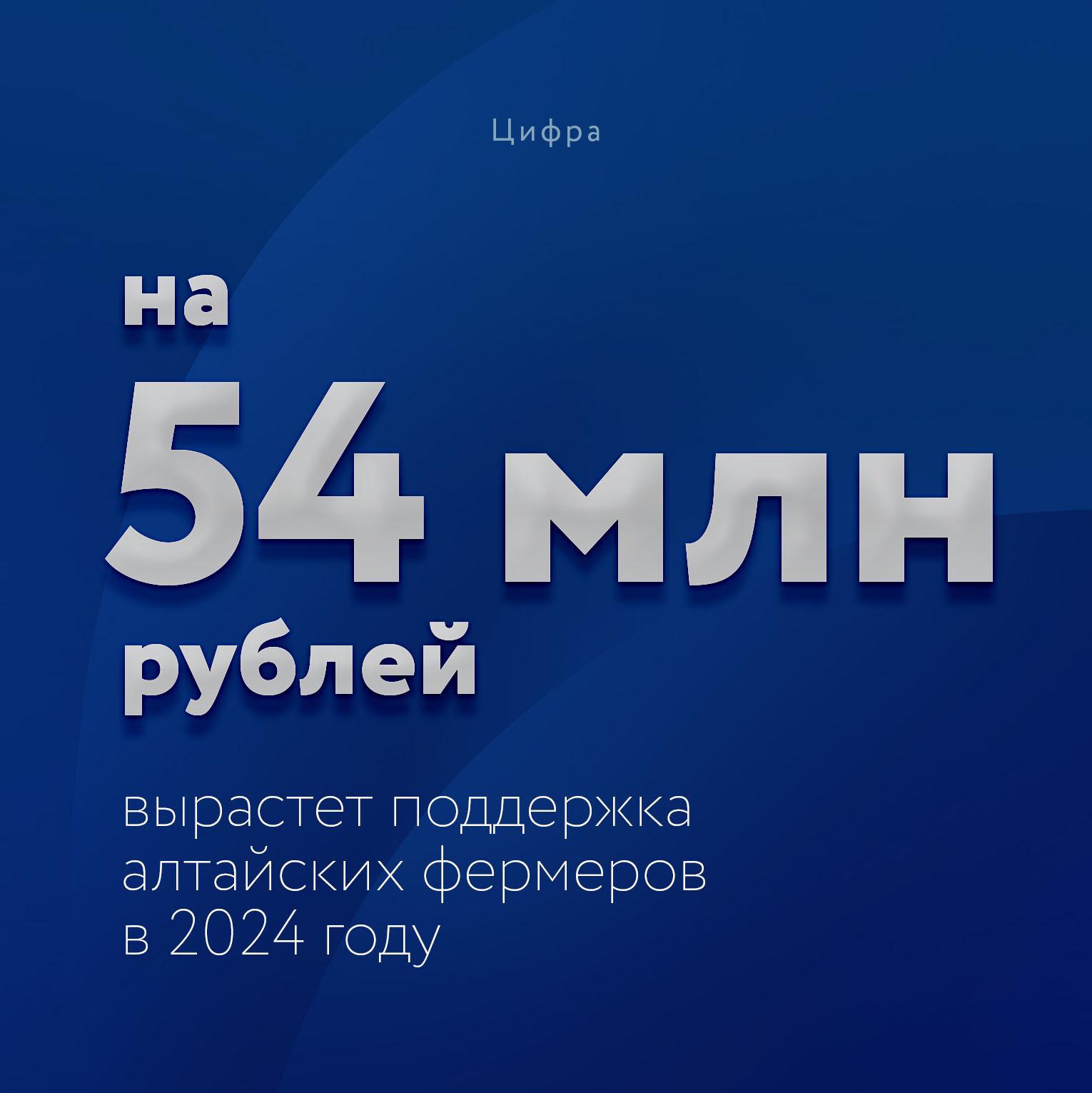 В Алтайском крае в 1,6 раза увеличится господдержка фермеров. .