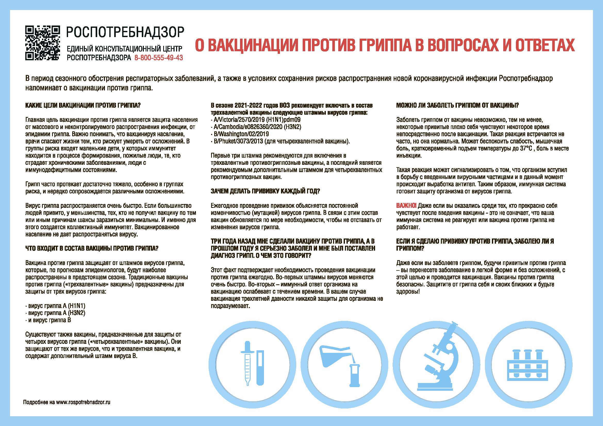 Вакцинопрофилактика - важнейший элемент безопасности вашего здоровья.