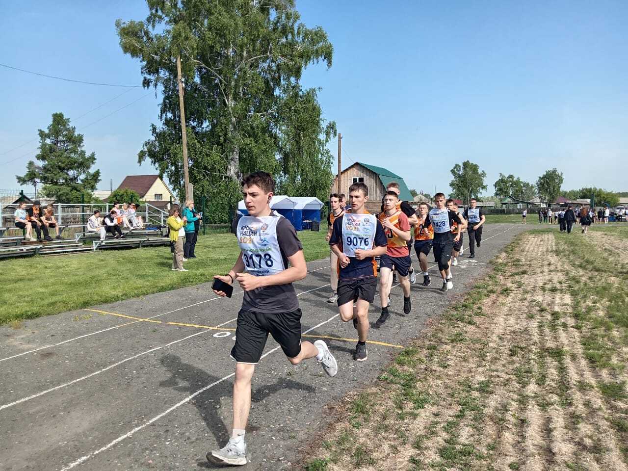 Соревнования по легкой атлетике в Панкрушихе.